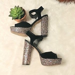 sam edelman | sparkly heels size 10